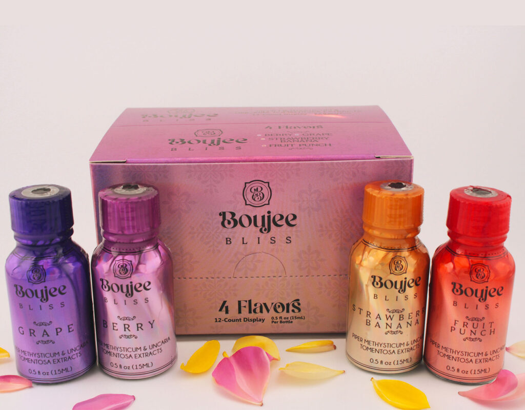 Boujee Bliss comes in 4 flavors.